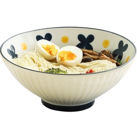 酱有好物 小兰花斗笠碗 拉面碗 8寸